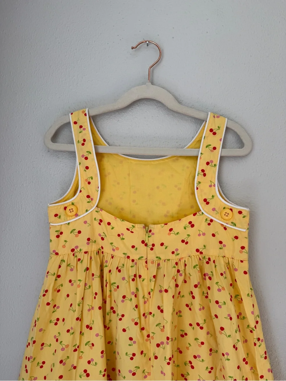 Gymboree Yellow Cherry-Print Sleeveless Dress